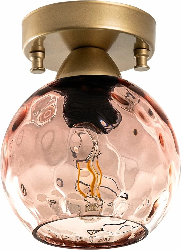 Llambë tavani Opviq Benek, rozë dhe e zezë, 15x15x18cm