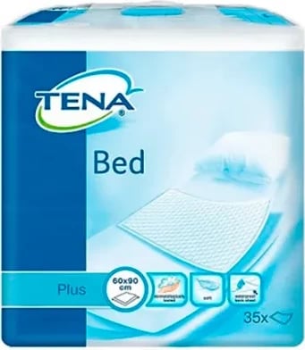 Mbështjellës absorbues për shtrat TENA Bed Plus 60x90, 35 copë