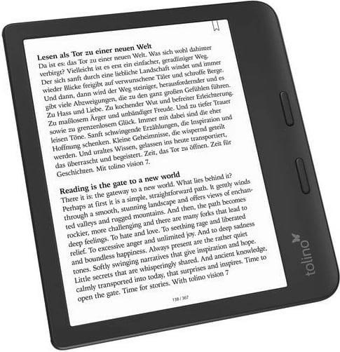 eBook reader Tolino 4016621130183, 7 inch, 32GB, E Ink Kaleido, i zi