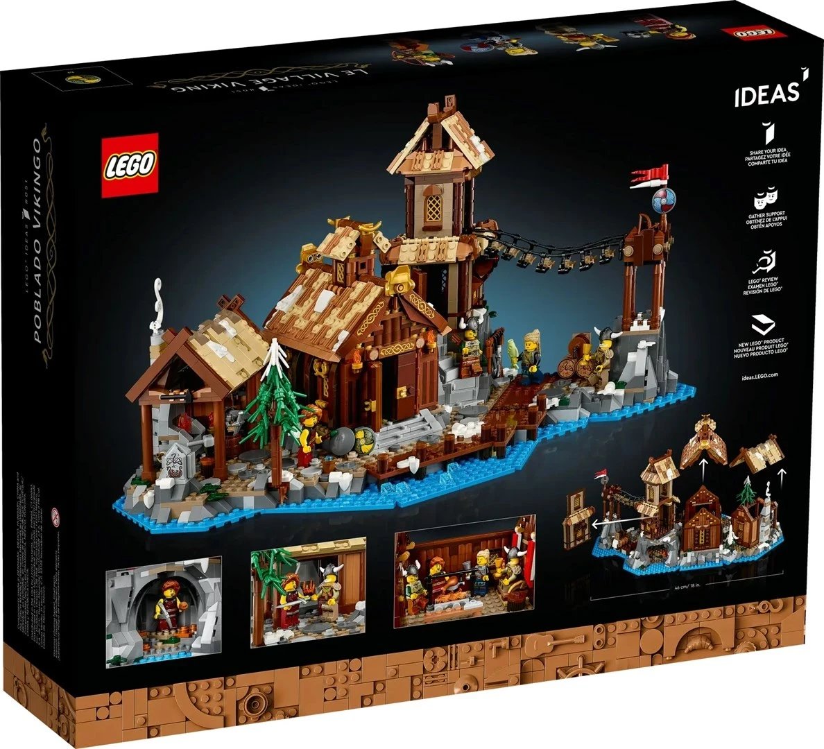 Set Lego IDEAS 21343 Viking Village