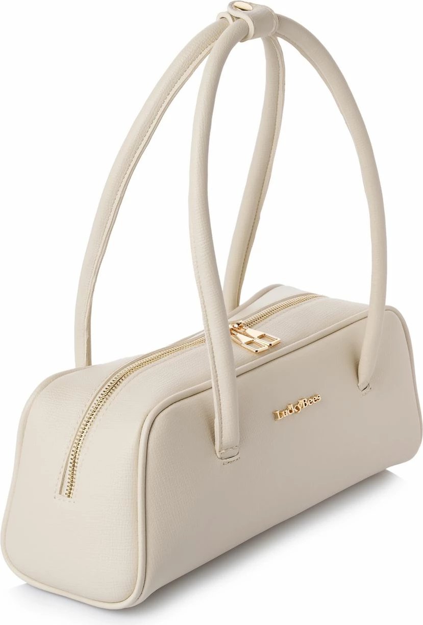 Çantë shpatullës Lucky Bees, Delphine, krem