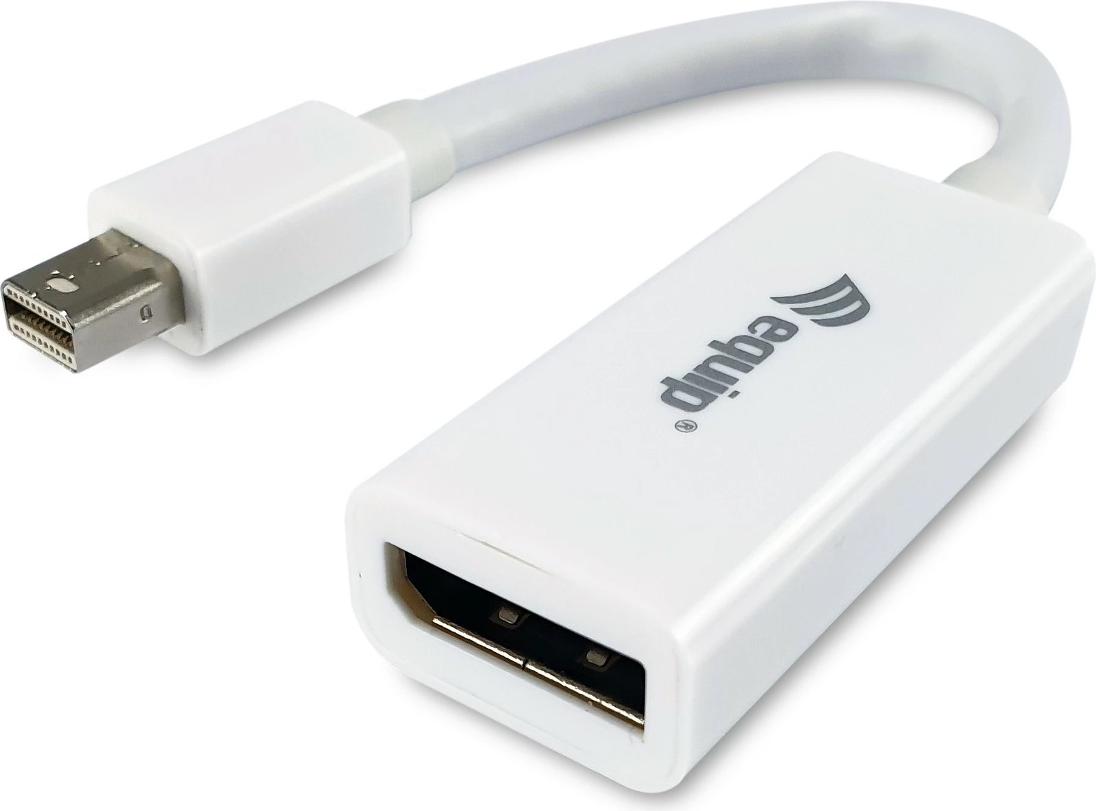 Adapter Mini DisplayPort në DisplayPort Equip, 0.15 m, i bardhë