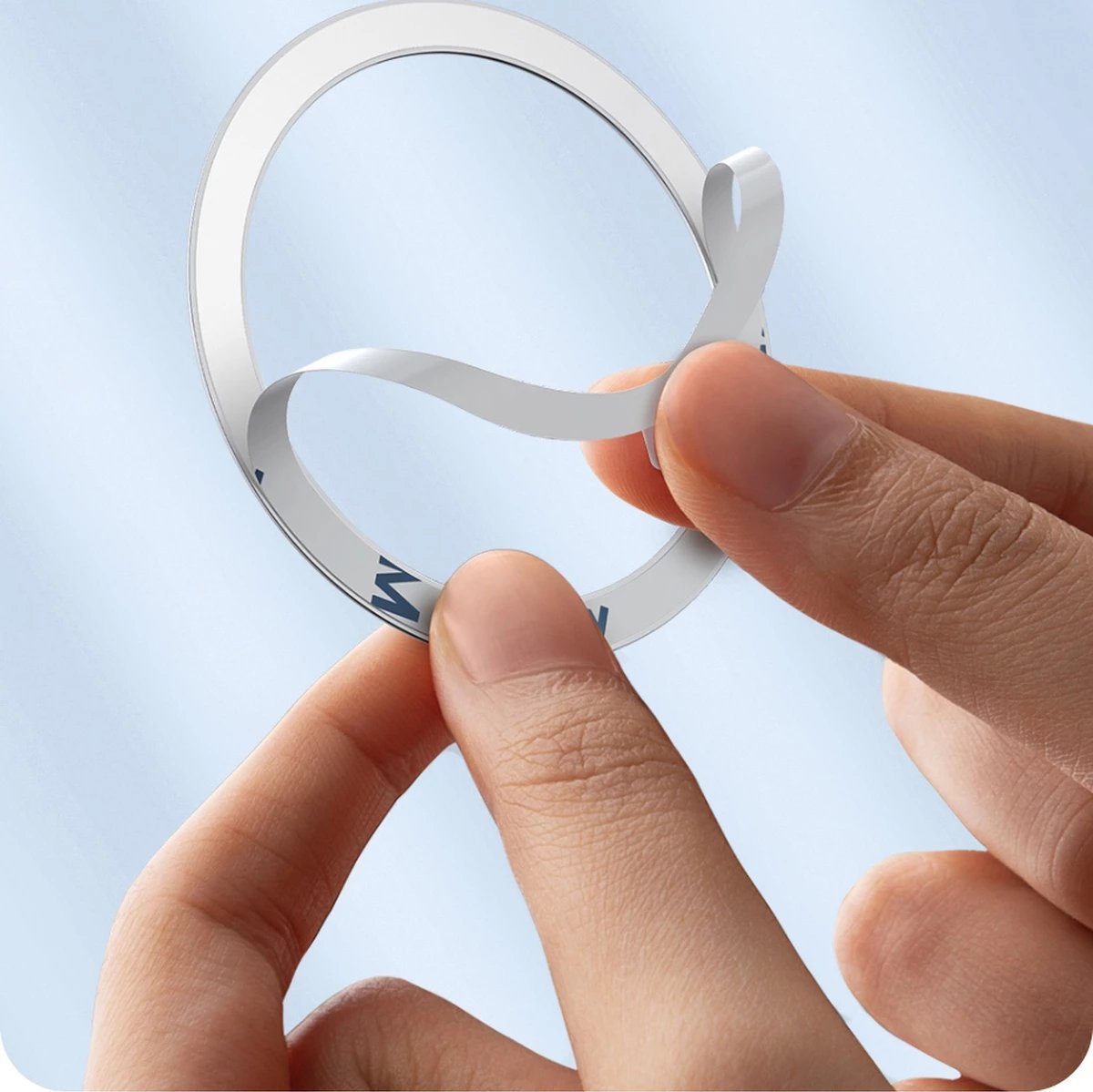 Unaza magnetike Baseus Halo Series PCCH000001, për celular, 2 copë, e zezë