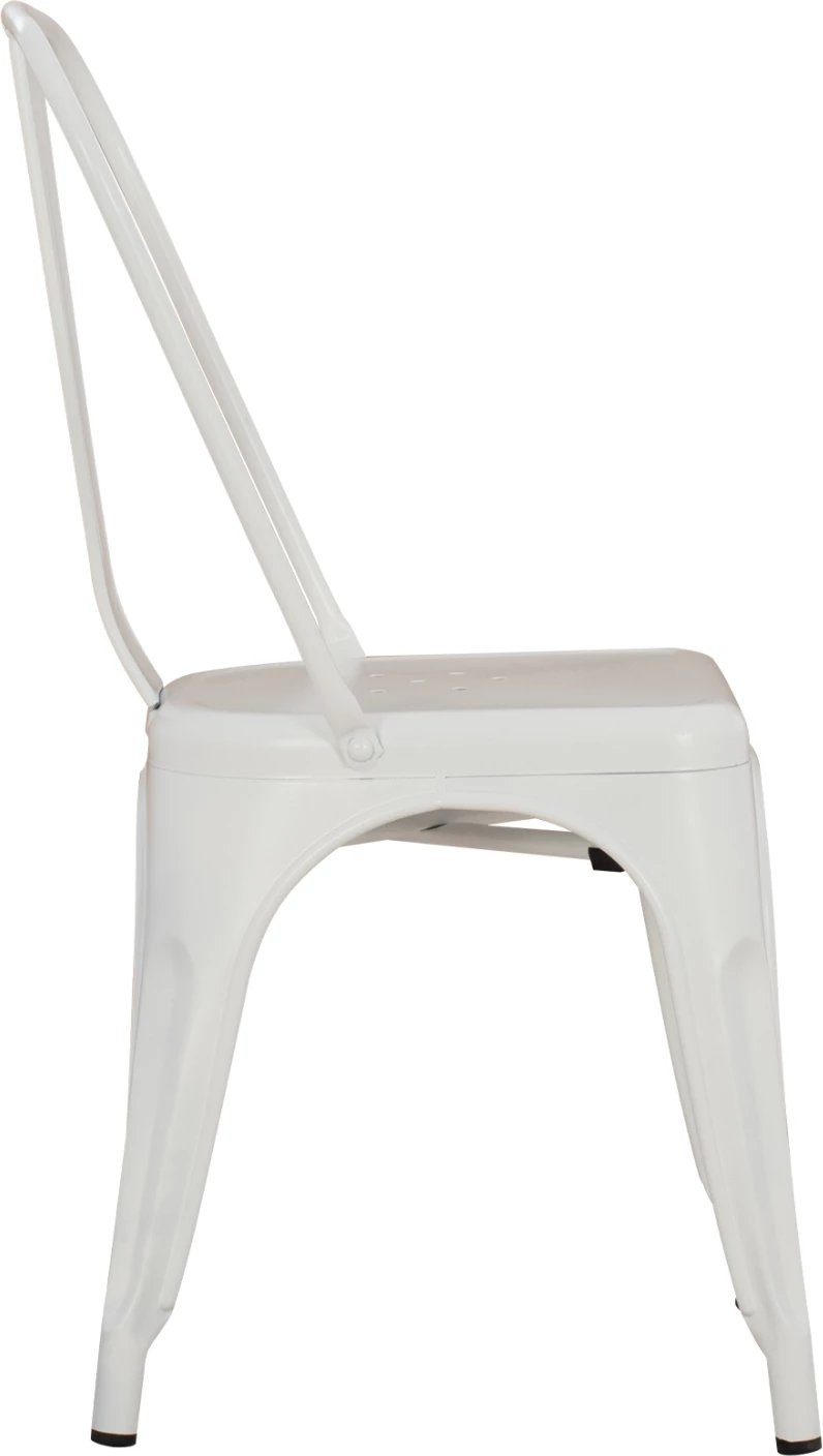 Karrige për ngrënie MELITA-PRO FH8641.41 metalike, ngjyrë e bardhë mat, 44x47x84.5Hcm