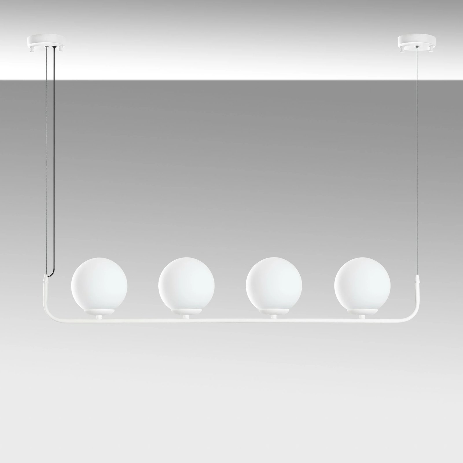 Llambë tavani Opviq Faruk, e bardhë, 4 copa, 13722