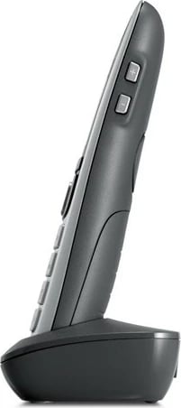 Telefon Gigaset E560HX, Analog/DECT, Mbajtës pa tela, Gri, Argjend