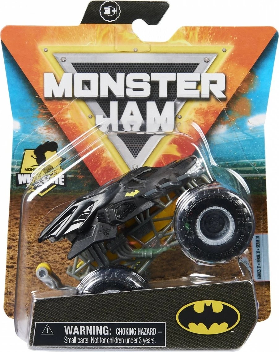 Lodër veturë Monster Jam Spin Master 1:64, metal dhe plastikë, ngjyra të përziera, 1 copë Lodër veturë Monster Jam Spin Master 1:64, metal dhe plastikë, ngjyra të përziera, 1 copë