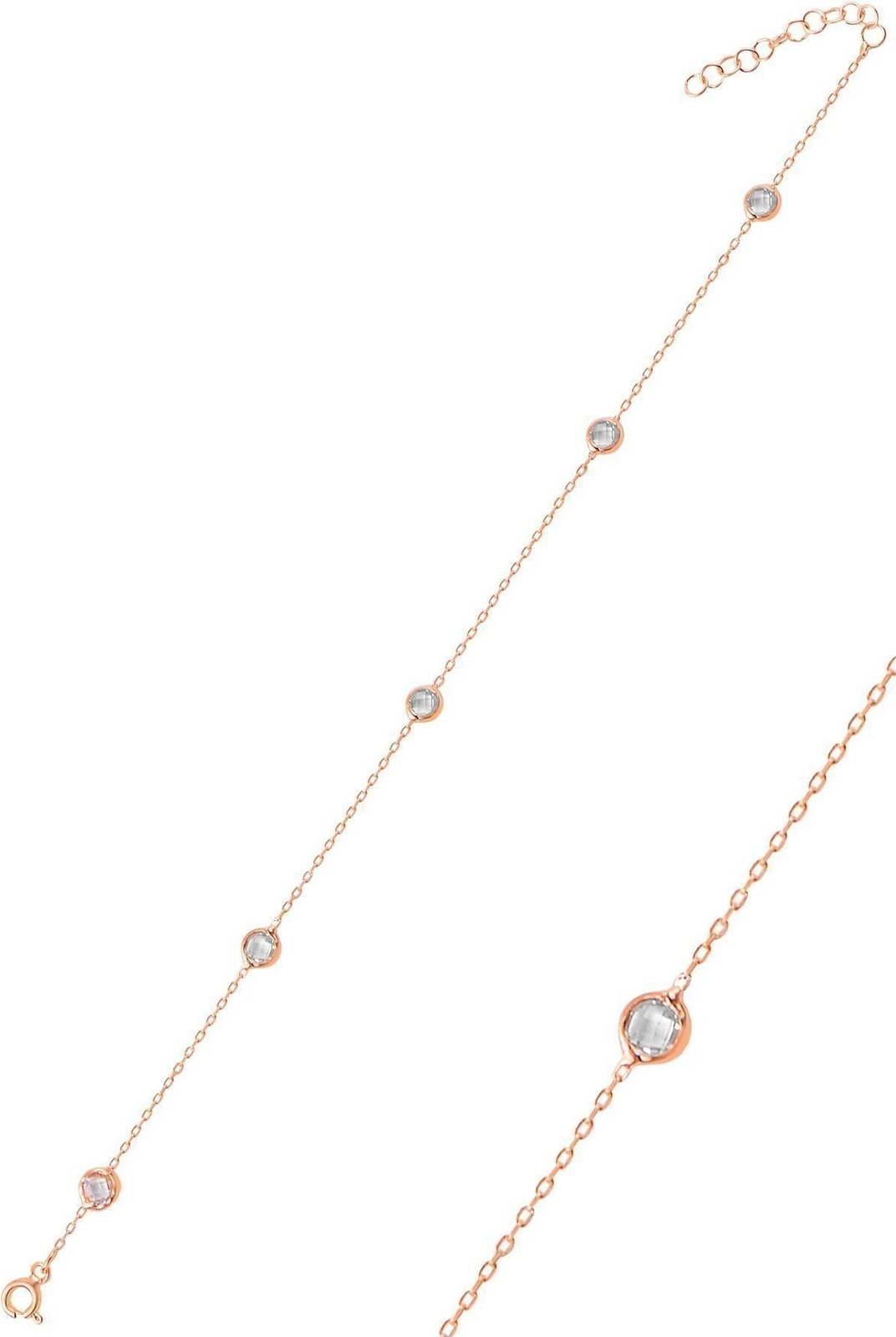 Byzylyk argjendi Jumeon, ngjyrë rozë e artë, SGTL12500