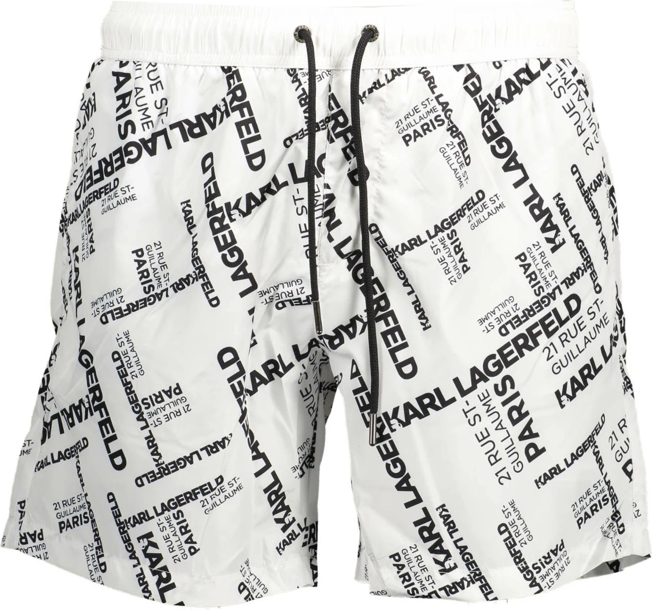 Të poshtme noti KARL LAGERFELD BEACHWEAR për meshkuj, të bardha