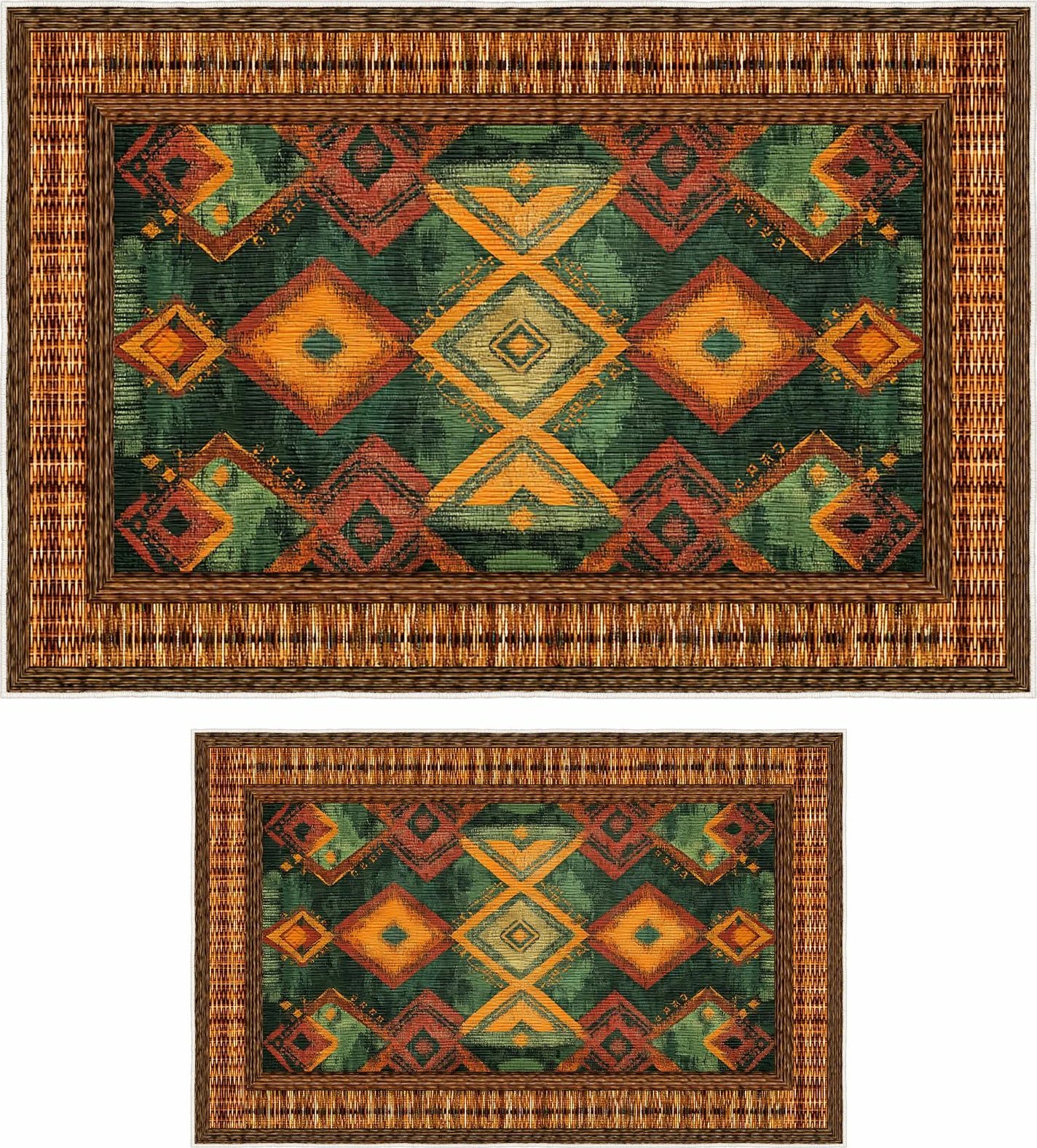 Set tapetash për banjo (2 copë), Mijolnir, Asr16, ngjyrë e gjelbër