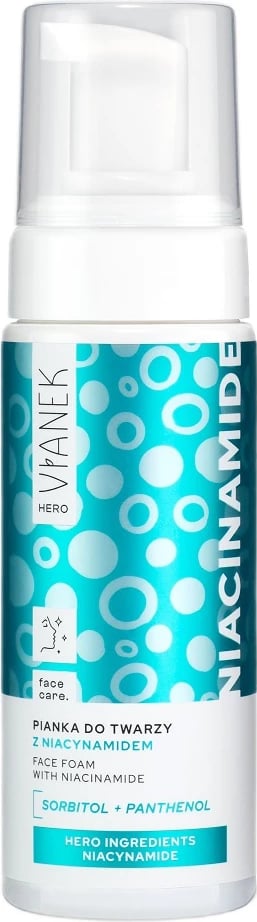 Shkumë pastruese fytyre për femra VIANEK Hero, 150ml