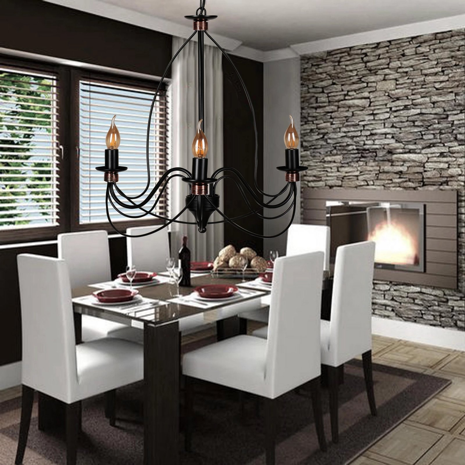 Llambadar Opviq, model 7755-3, shumëngjyrësh, 60cm