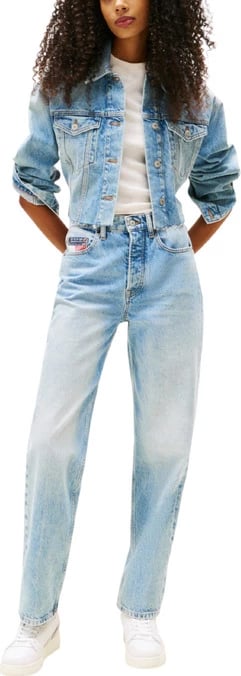 Jeans Tommy Hilfiger Jeans femra, të kaltërta të çelta