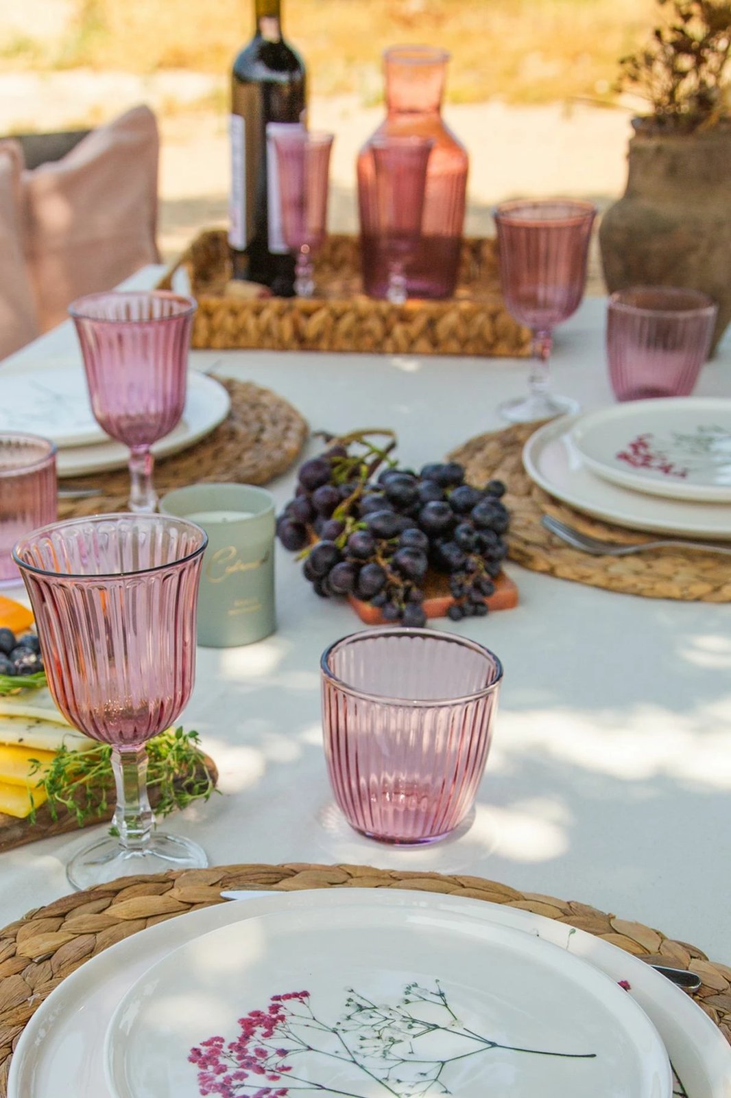 Shishe qelqi Hermia Concept, ngjyrë damson, Splendid