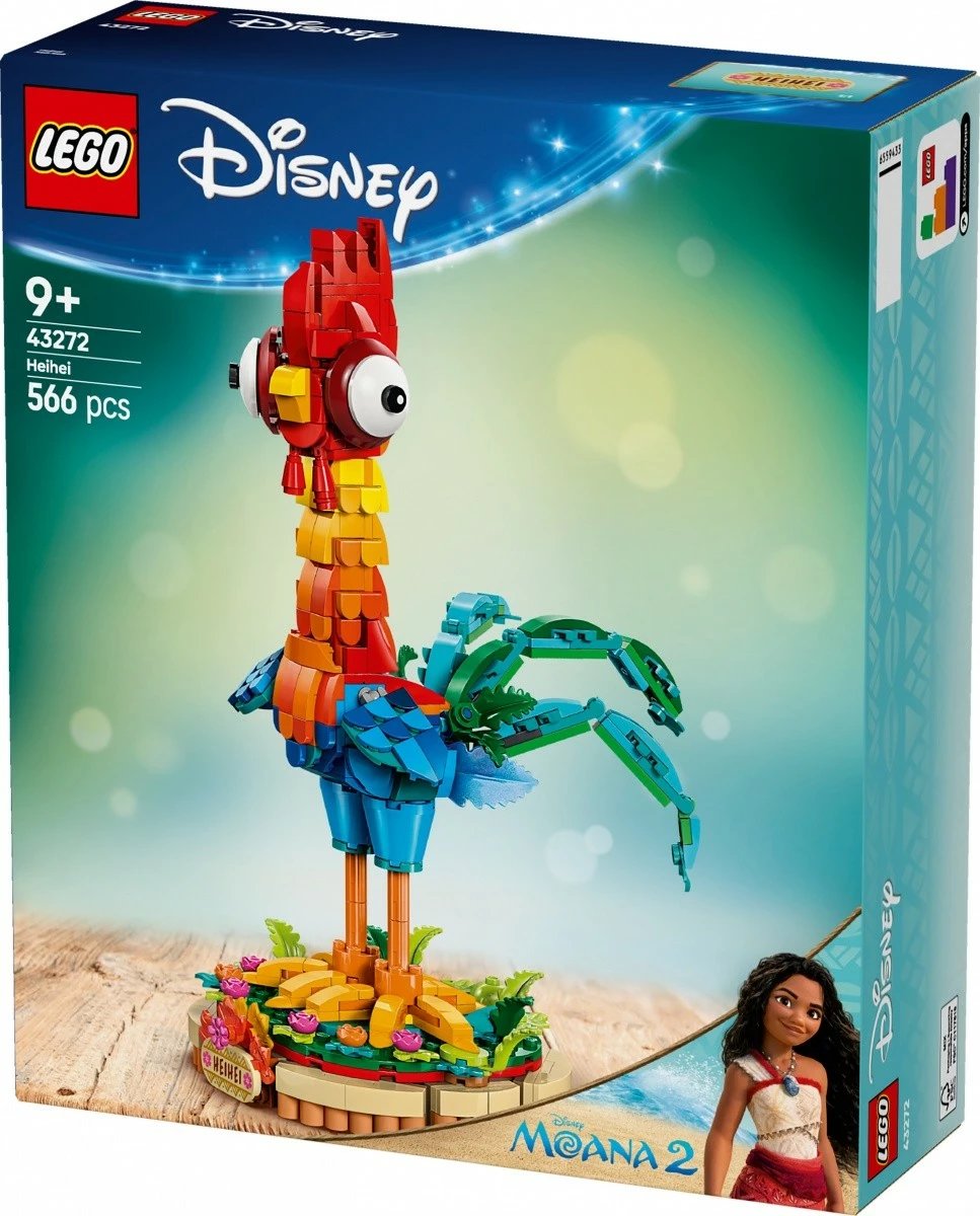 Set ndërtimi LEGO Disney 43272 Heihei, 566 pjesë, shumëngjyrësh