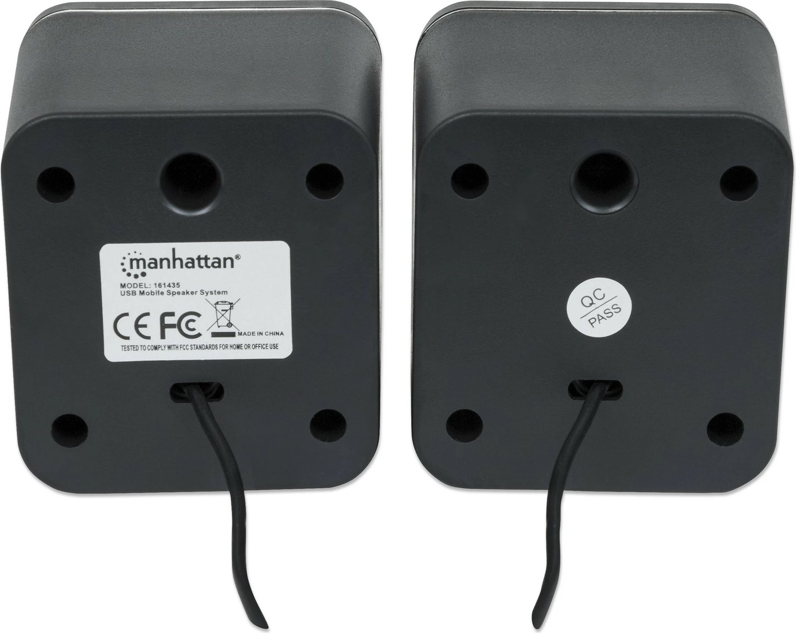 Boksa Manhattan 2600 Series, stereo, USB, 2x3W, për PC/Laptop, zi/gri
