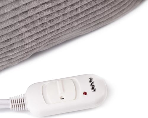 Jastëk ngrohës elektrik, Adler MS 7429, 38x38 cm, 2 nivele temperature, 80W max, gri