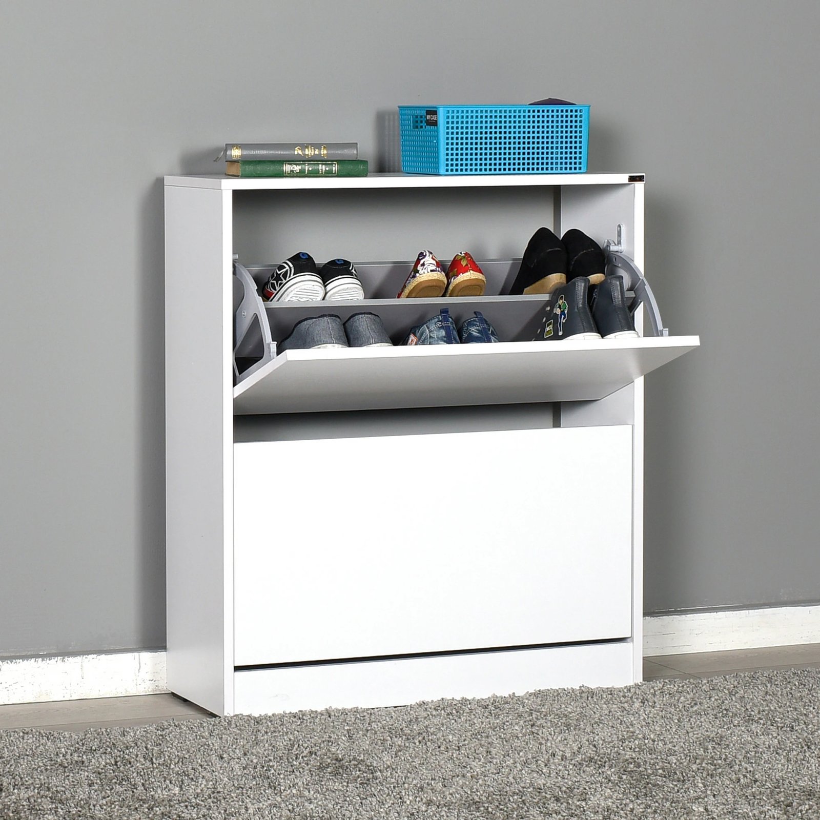 Dollap për këpucë Hanah Home, Shc-520-Bb-1, i bardhë