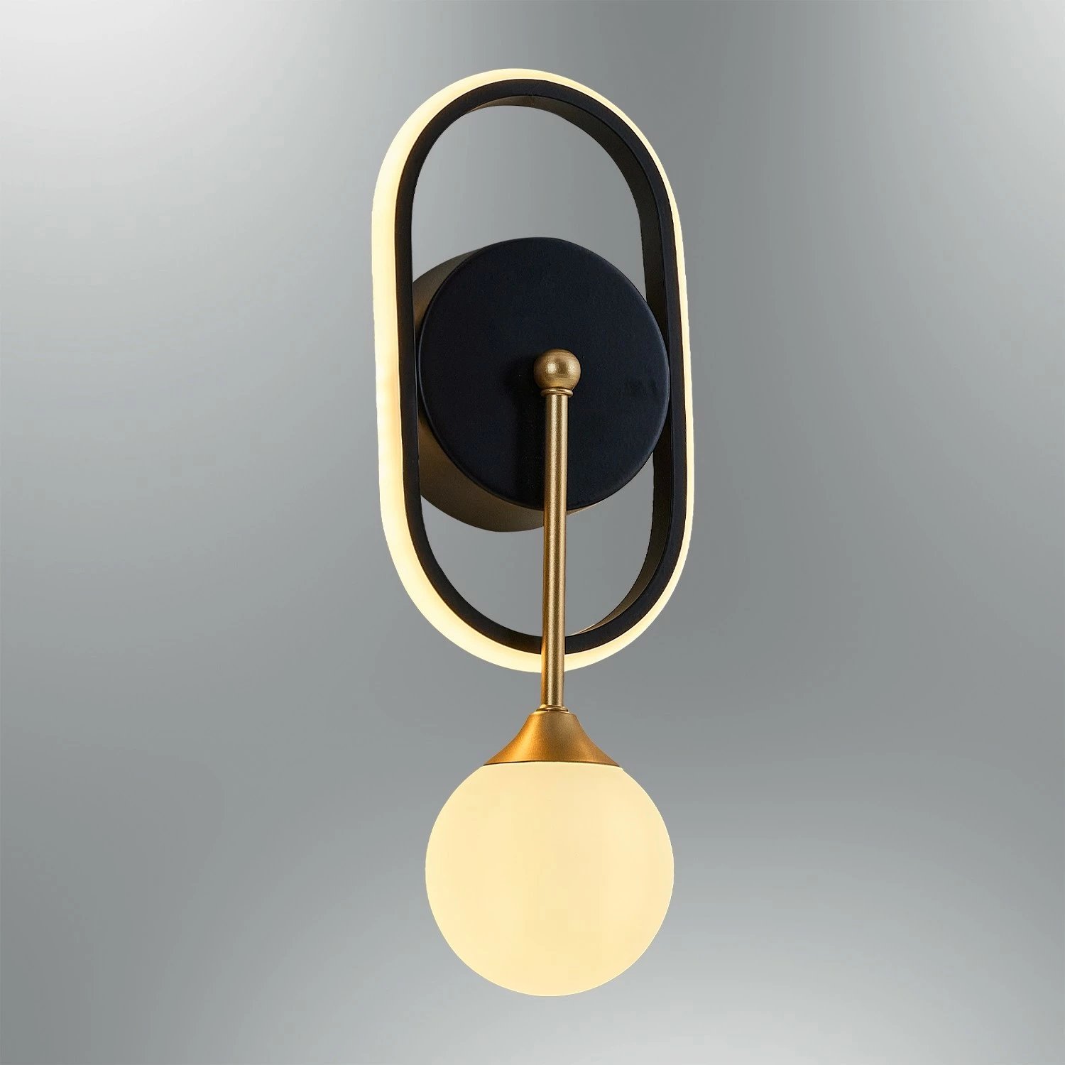 Llambë muri Opviq, L1141, e zezë