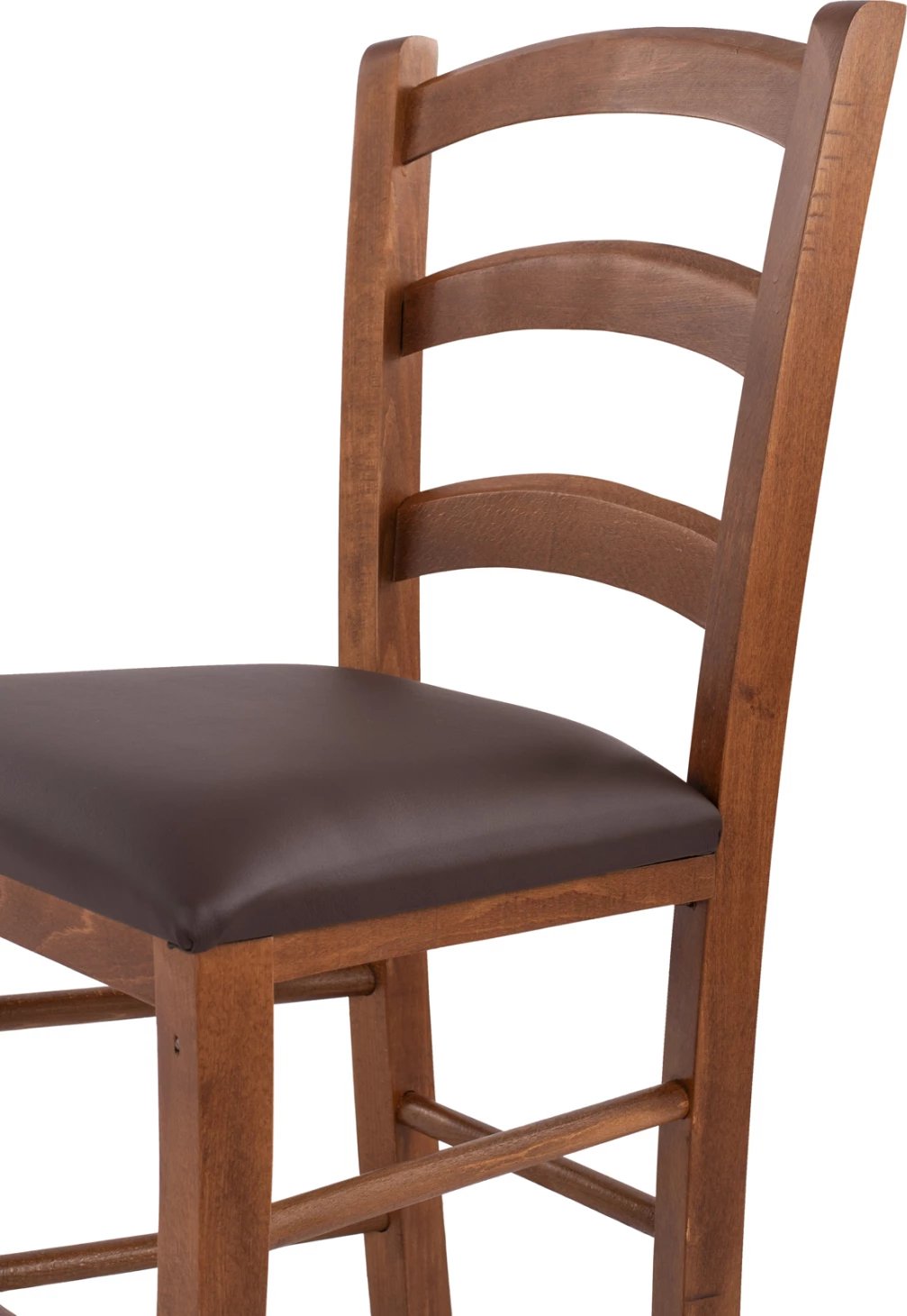 Karrige ngjyrë arre Paros FH5584 me ulëse kafe PU 43x40x88 cm