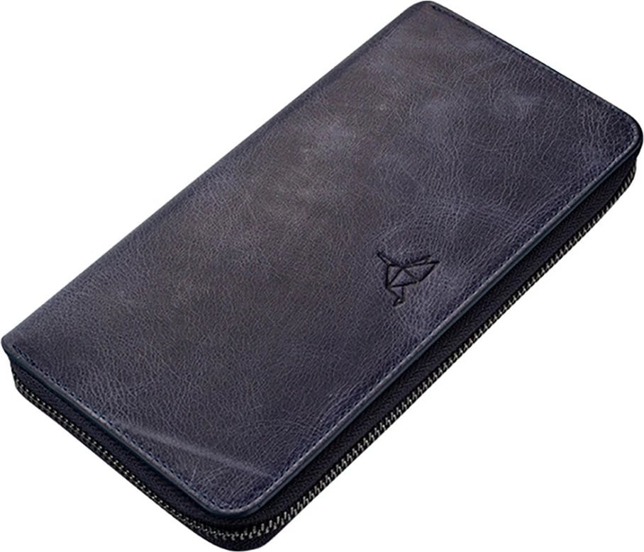 Portofol unisex Zoozie Bags, Murphy, ngjyrë kaltër e errët