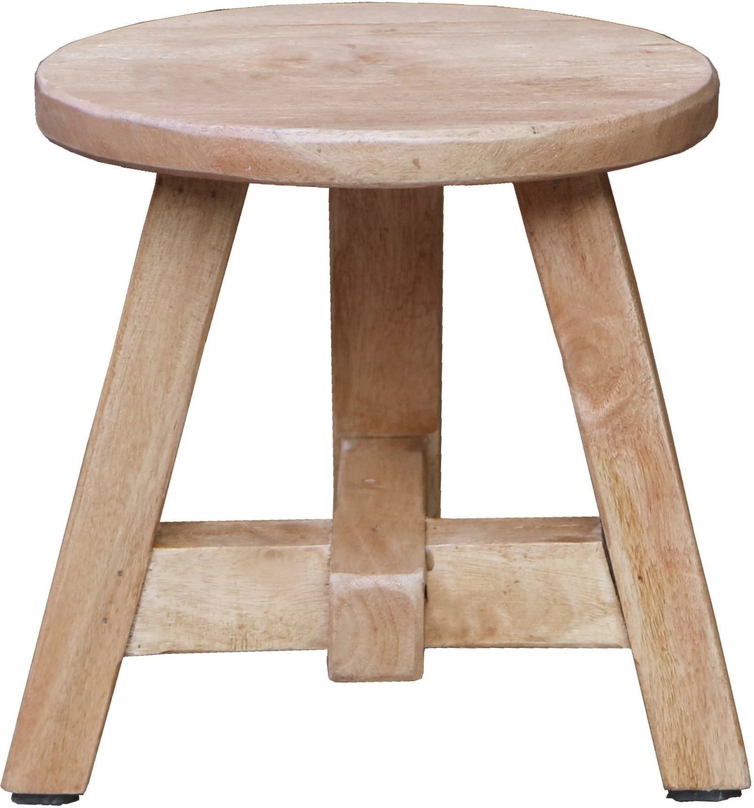 Stol Nextdeco prej druri mahogany, H23cm Ø 20cm