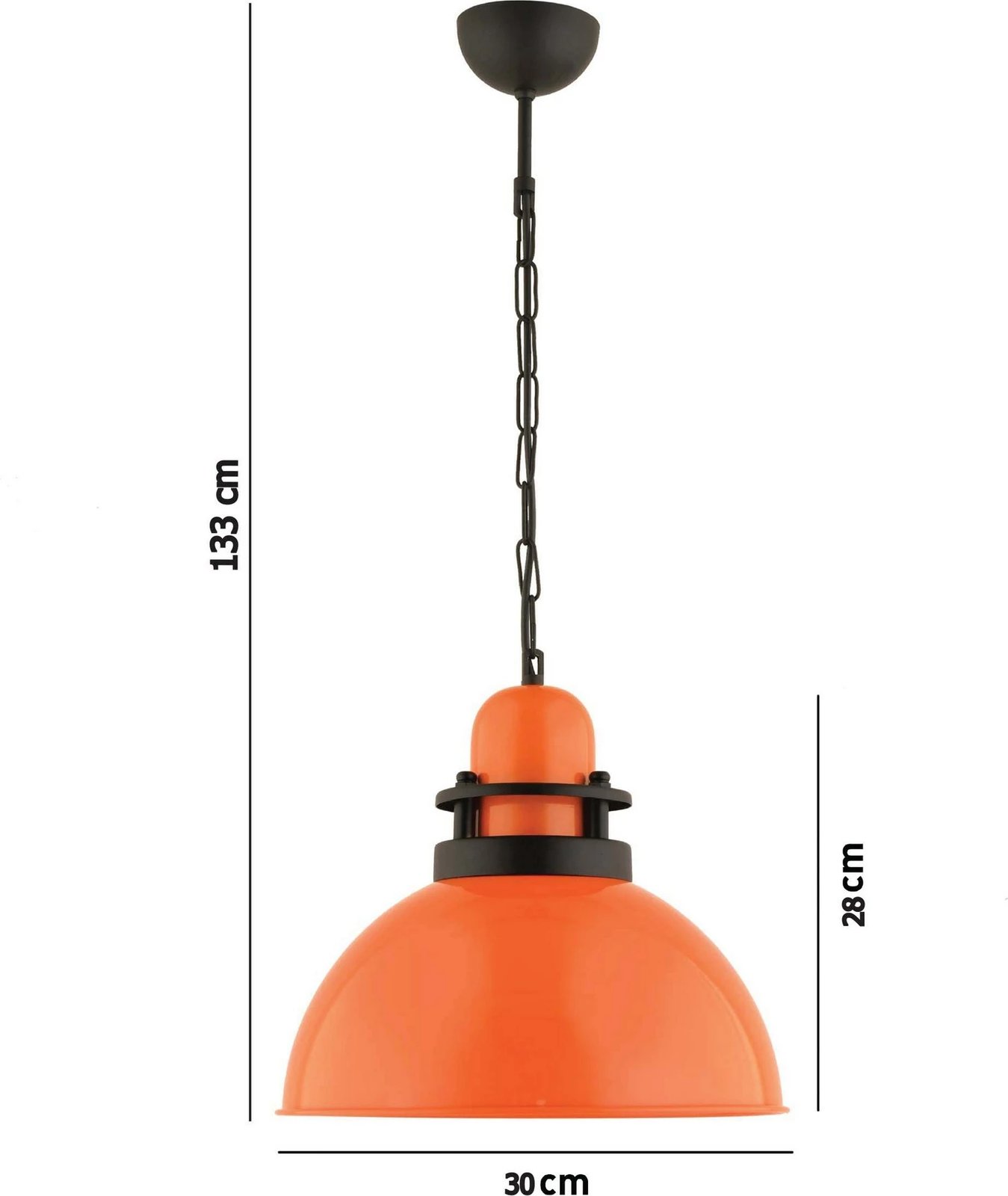 Llambë tavani Opviq, portokalli, RT-45