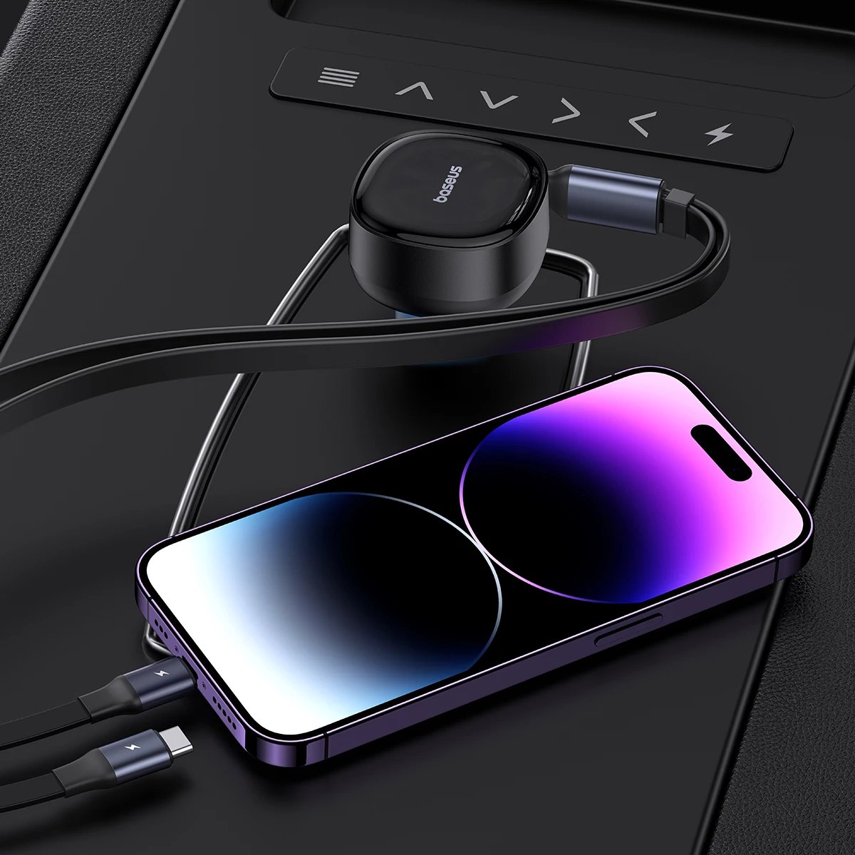 Karikues veture Baseus Enjoyment, 60W, me kabllo USB-C/Lightning, i zi Karikues veture Baseus Enjoyment, 60W, me kabllo USB-C/Lightning, i zi