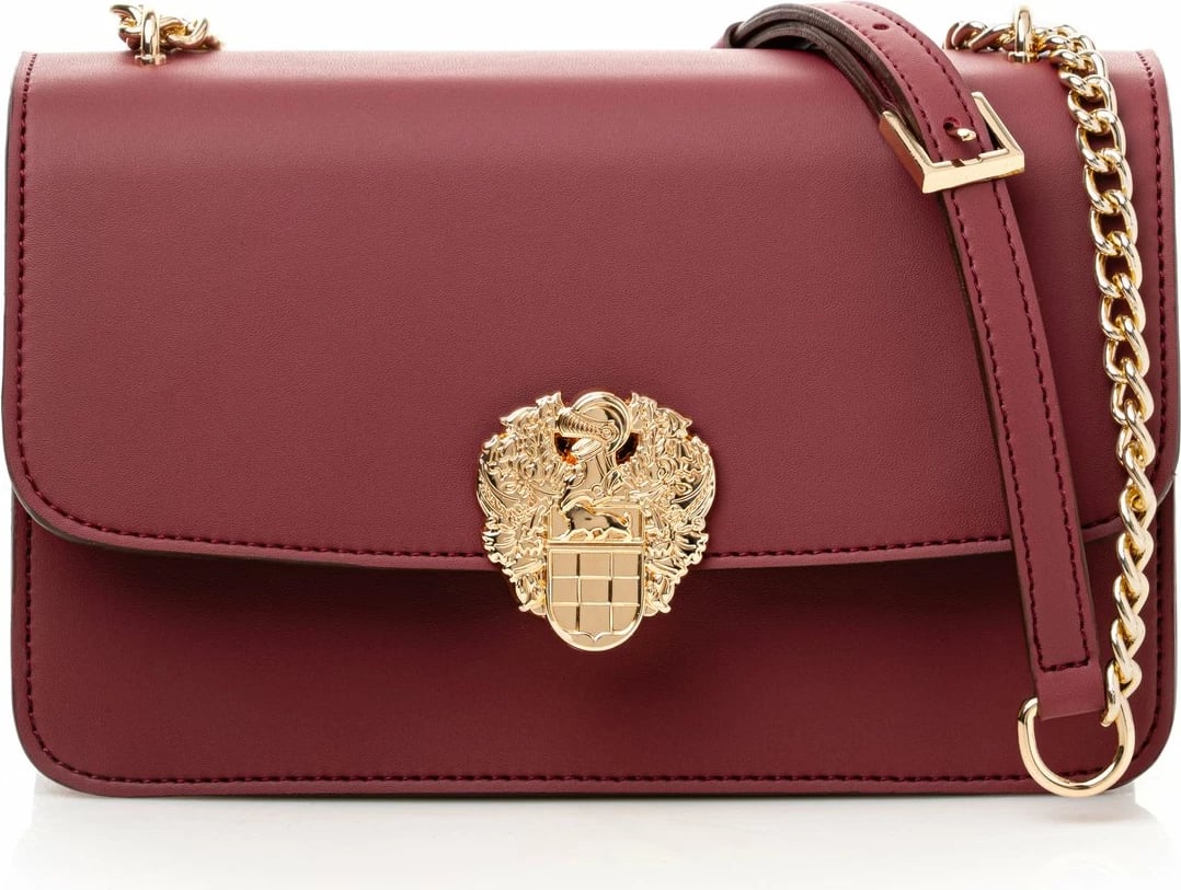 Çantë shpatulle, ngjyrë e kuqe Claret, Vince Camuto Amore