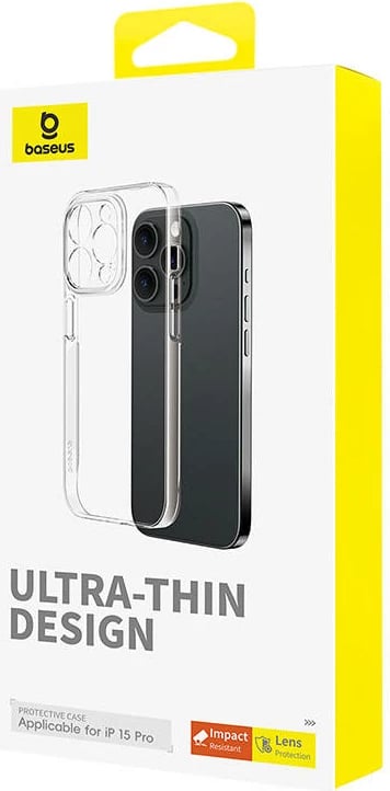Mbështjellës Baseus OS-Lucent Series për iPhone 15 Pro, transparent Mbështjellës Baseus OS-Lucent Series për iPhone 15 Pro, transparent
