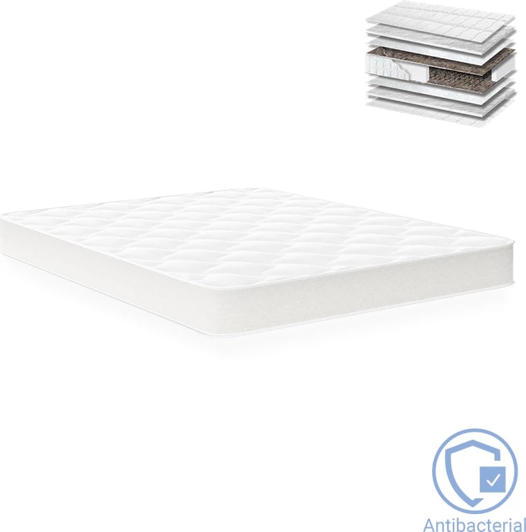 Dyshek dyanshëm Snooz Chic Strom, ngjyrë ecru, 180x200x19cm