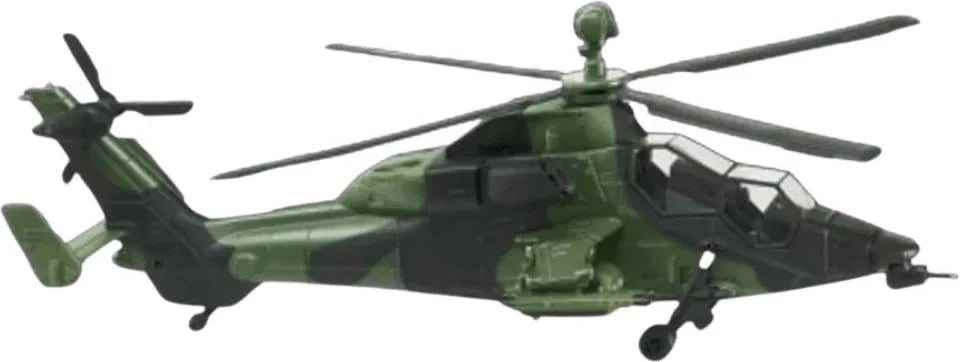 Helikopter ushtarak lodër Siku S8318, metal dhe plastikë, moro