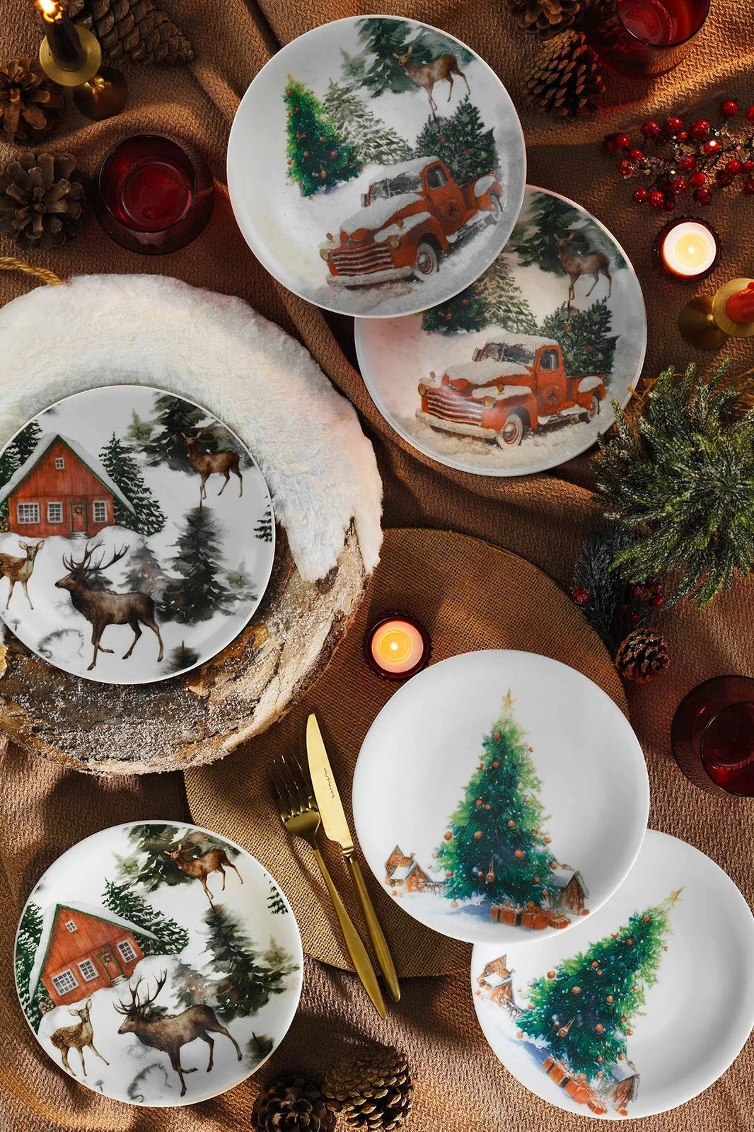 Set për shërbim ëmbëlsirash, 6 copë, Hermia Concept, NNZG21DUS885605