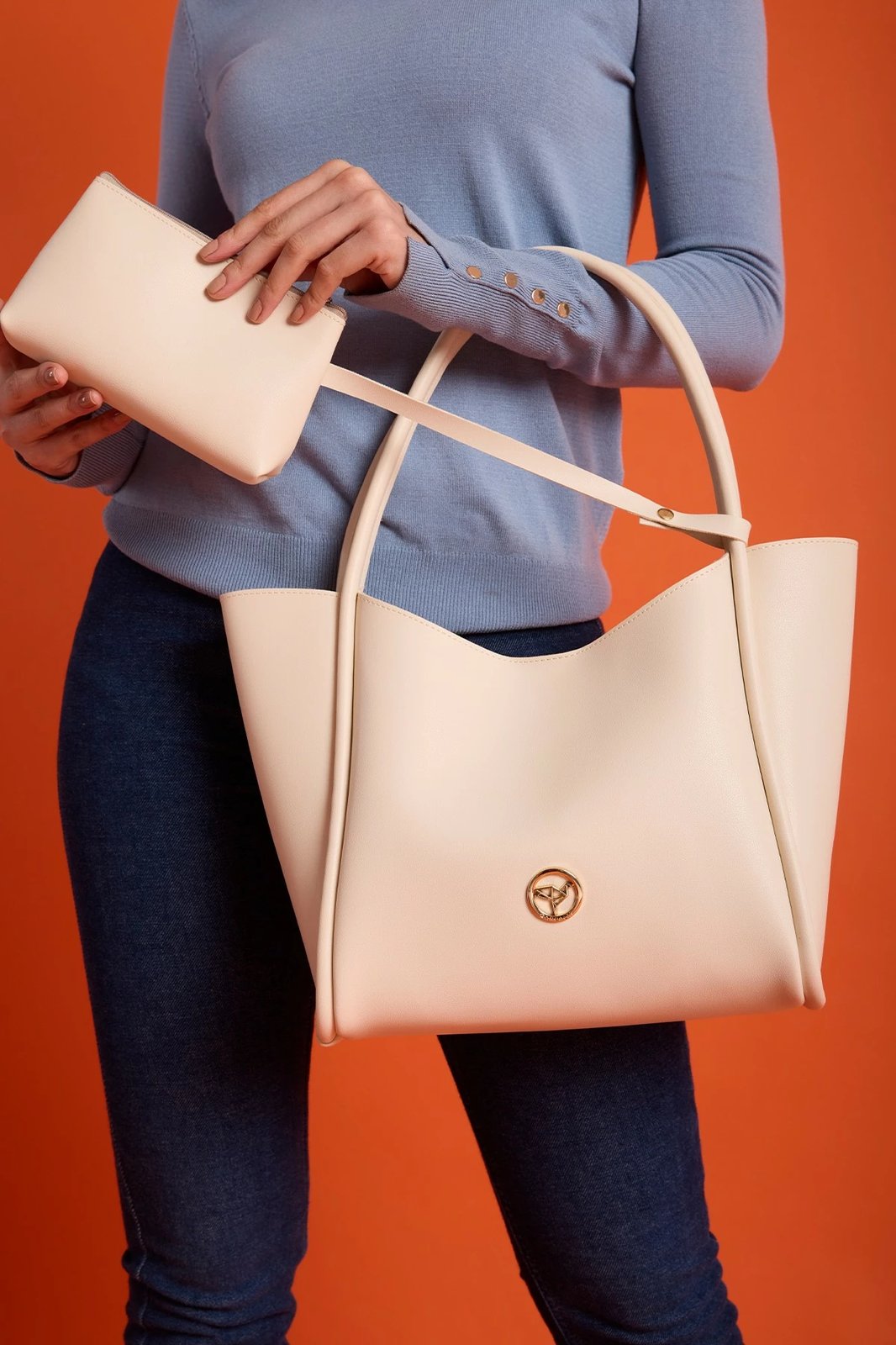 Çantë krahu Zoozie Bags, Athinë, bezhë