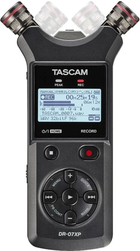 Regjistrues portativ TASCAM DR-07XP, USB Type-C, i zi