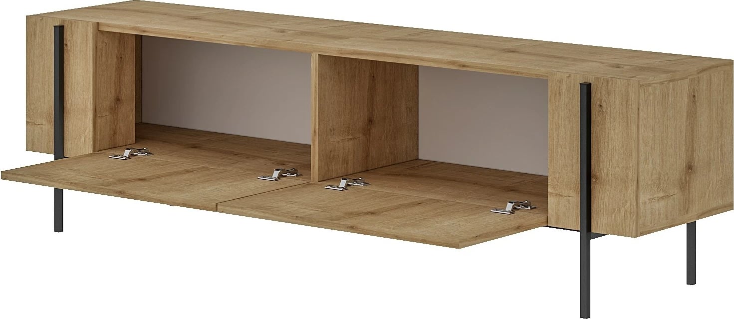 Komodë TV Skye Decor, Herman, ngjyrë lisi safir