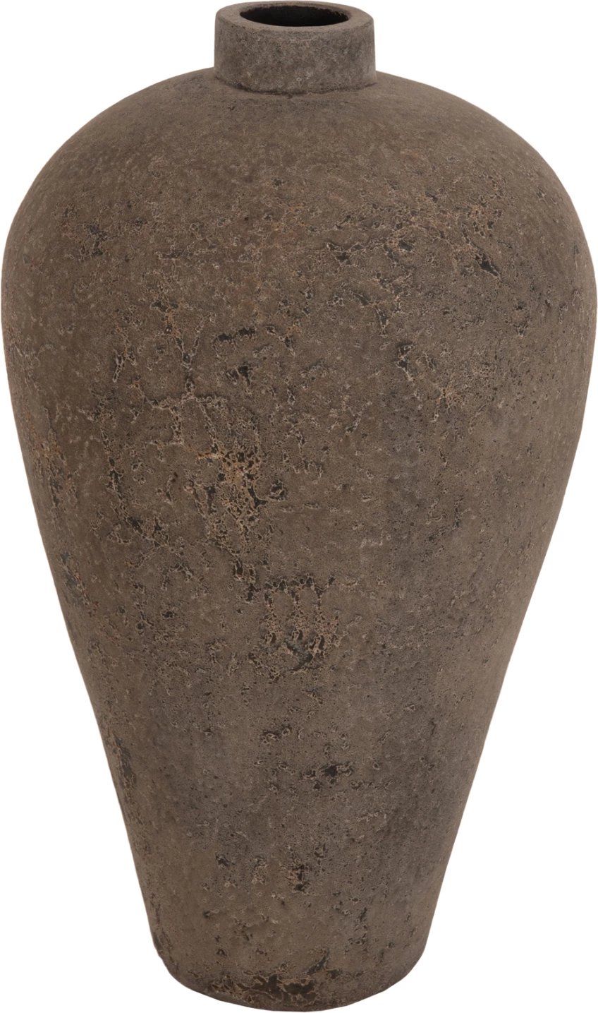 Vazo dekorative për dysheme FH7912, ngjyrë gri, Φ73x130Hcm