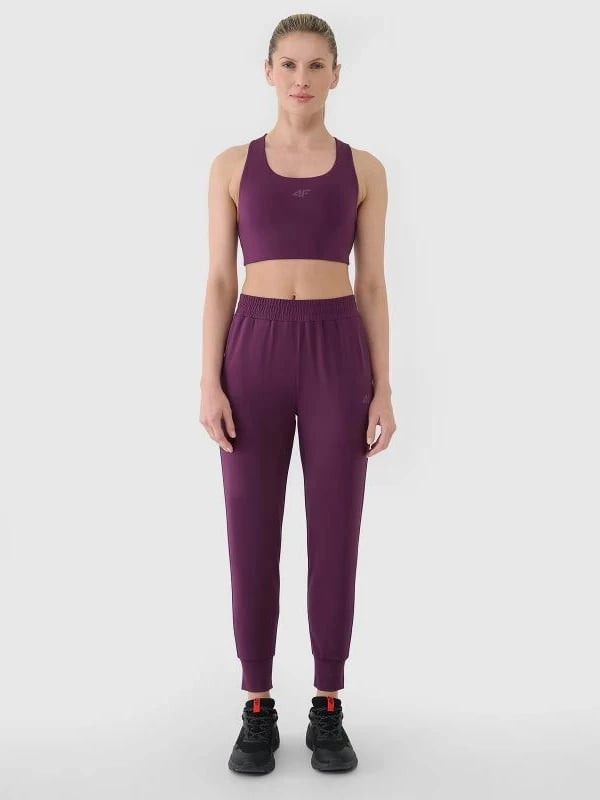 Pantallona sportive për femra 4F, gri