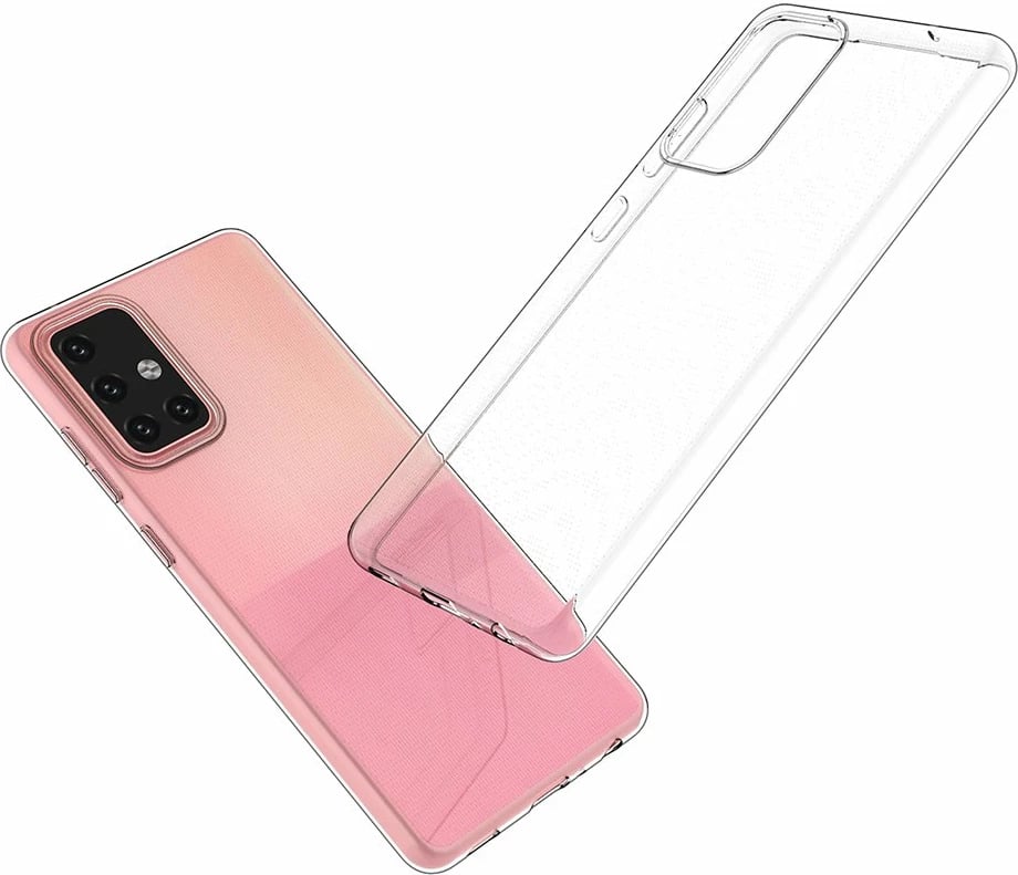 Mbështjellës Hurtel Ultra Clear 0.5mm për Samsung Galaxy A72, Transparent