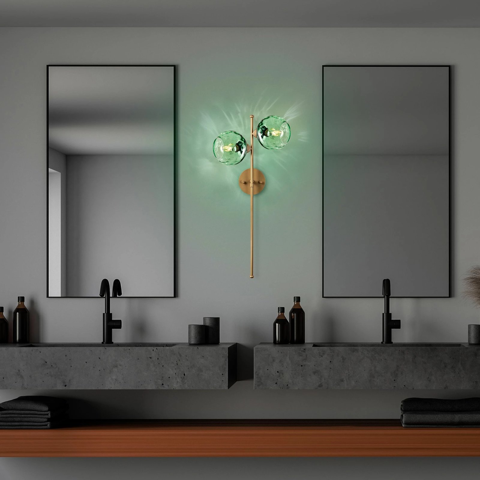 Llambë muri Opviq, Benek - 15 - 14425, ngjyrë mint dhe ari