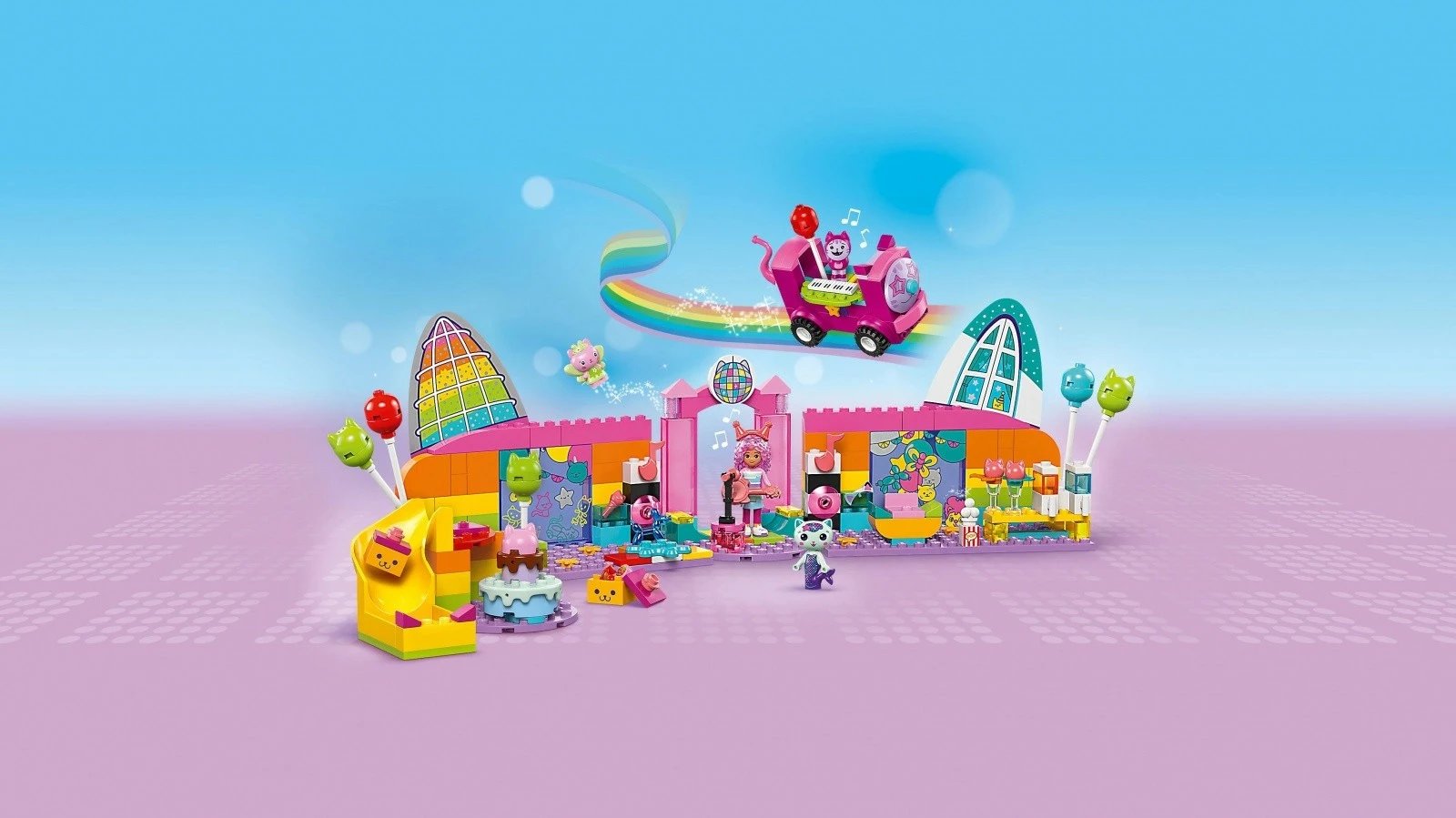 Set lodrash LEGO Gabby's Dollhouse 10797 Gabi Ballroom, 252 pjesë, shumëngjyrëshe