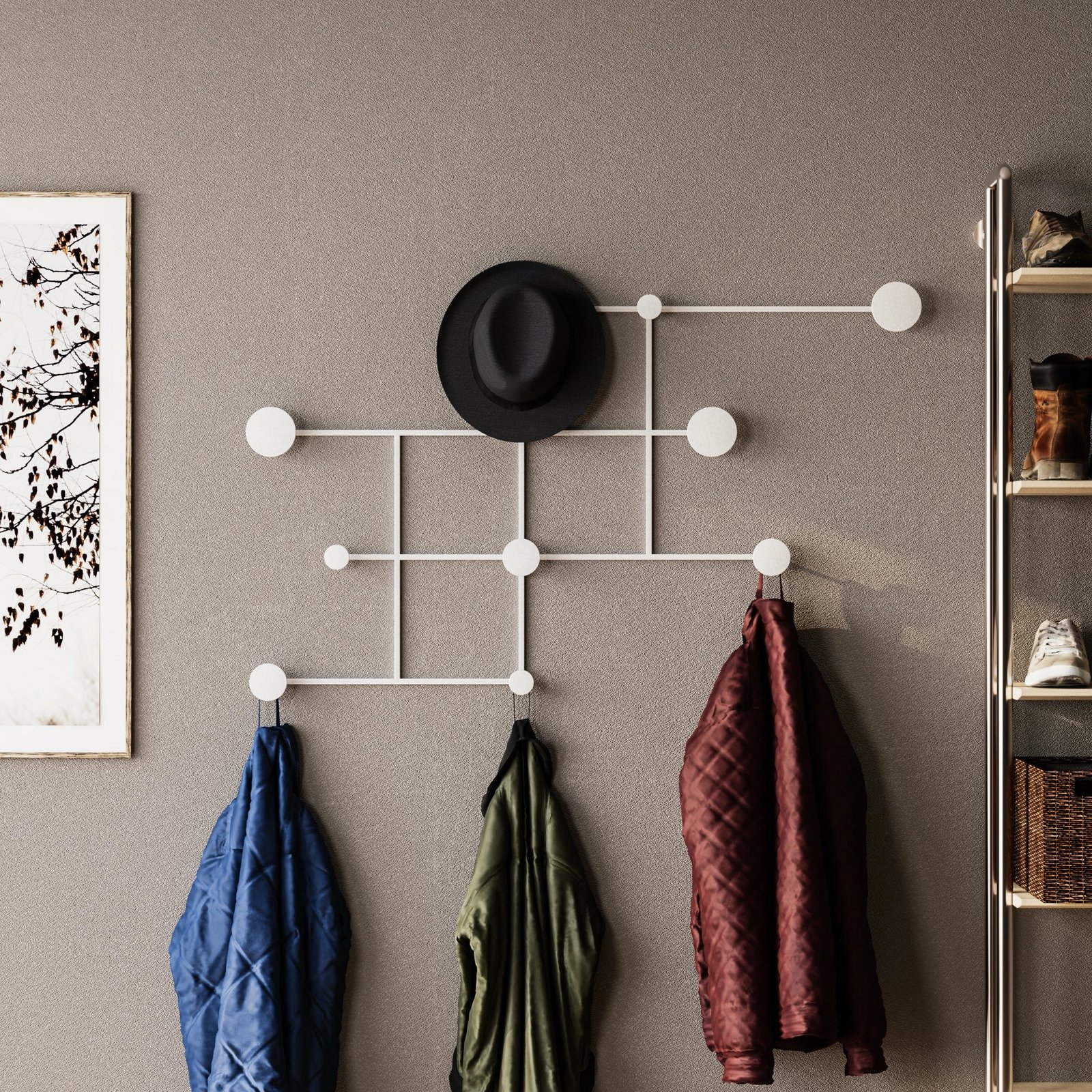 Varëse muri metalike Wallity, Fatara-B, e bardhë