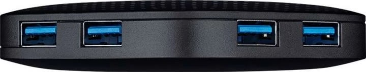USB hub, TP-Link UH400, 4 porta, USB 3.0 5 Gbps, i kompakt, zi