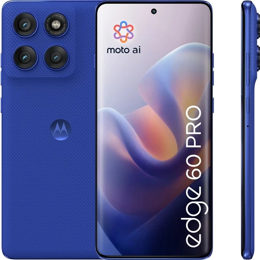 Celular Motorola edge 60 pro, 6.67", 12 GB RAM, 512 GB, Blu