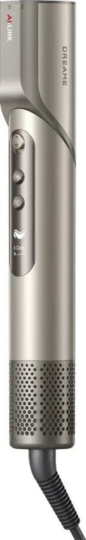 Tharëse flokësh dhe kurlues, Dreame, Dazzle AZD20A, 1400 W, 3 nxehtësi, 3 shpejtësi, jonizim, ekran LED, me aksesorë, Gold