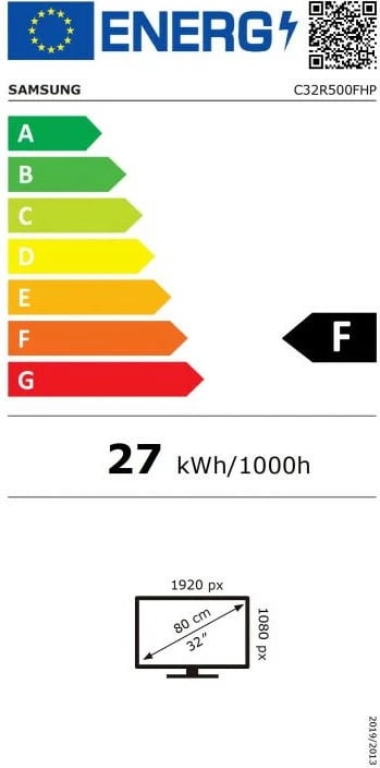 Monitor Samsung CR50, 32", Full HD, LED, Blu, Gri