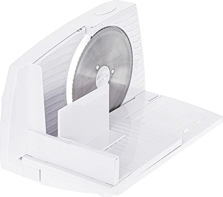 Prerëse ushqimi Adler AD 4703, teh inox 170 mm, 150 W (max 400 W), trashësi 0-15 mm, palosëse, e bardhë