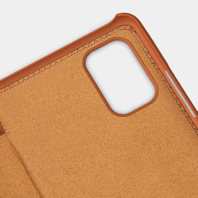 Mbështjellës Nillkin Qin Case për Xiaomi Redmi Note 11T 5G / 11S 5G / 11 5G (China) / Poco M4 Pro 5G, e zezë