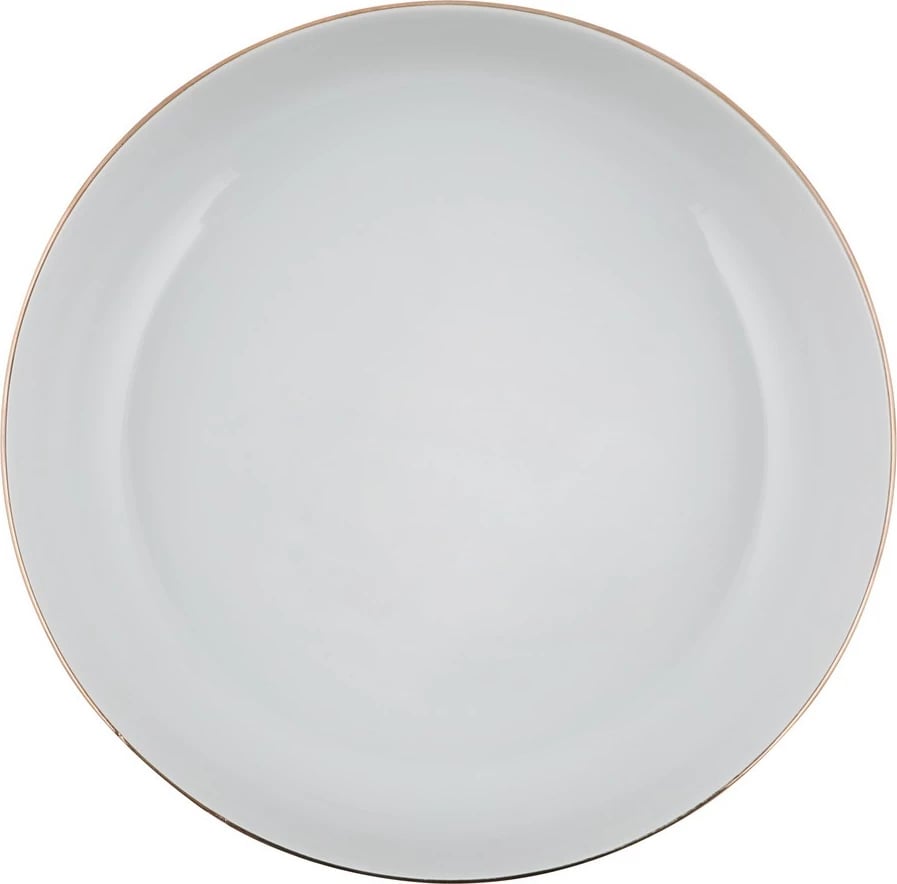 Set enësh për drekë (24 copë), Hermia Concept, MOD24Y220, ngjyrë ari dhe e bardhë