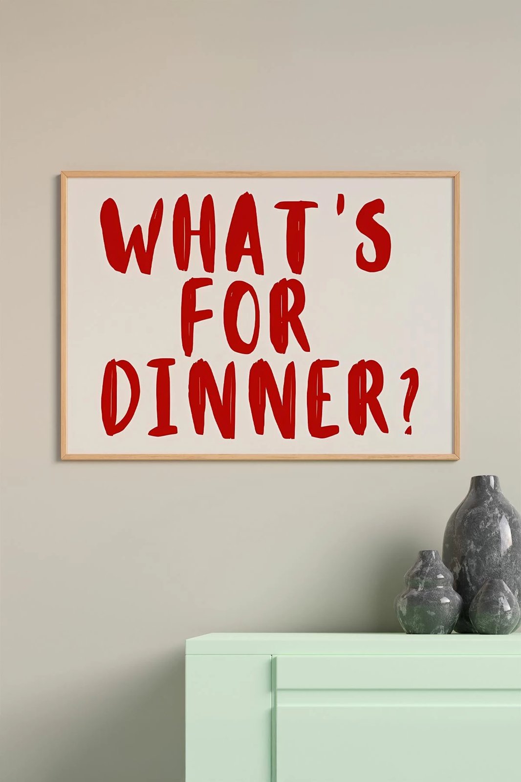 Pikturë dekorative me kornizë, Wallity, Artsmdftek9-3348, shumëngjyrëshe, 33x48cm